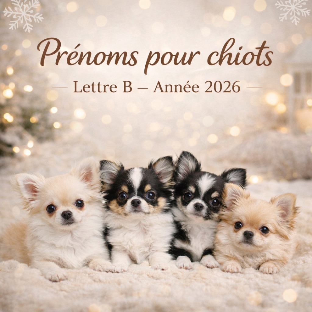 ✨ À la recherche du prénom parfait pour votre futur chiot ? 🐶💙L’année 2026 sera placée sous la lettre B 🅱️
Nous venons de publier un article complet avec plein d’idées de prénoms doux, originaux, élégants ou pleins de caractère, pour vous aider à trouver le prénom qui fera toute la différence 🥰👉 Inspirez-vous, notez vos coups de cœur et dites-nous en commentaire ceux que vous préférez !🔗 Découvrez l’article ici :
https://elevage-chihuahuas-lof.fr/prenoms-pour-votre-chiot-en-2026-toutes-nos-idees-pour-lannee-du-b/#prenomchiot #anneedub #chiot2026 #prenomchien #chihuahua #passionchiens #ideesprenoms #futurchiot #amourcanin #elevagefamilial