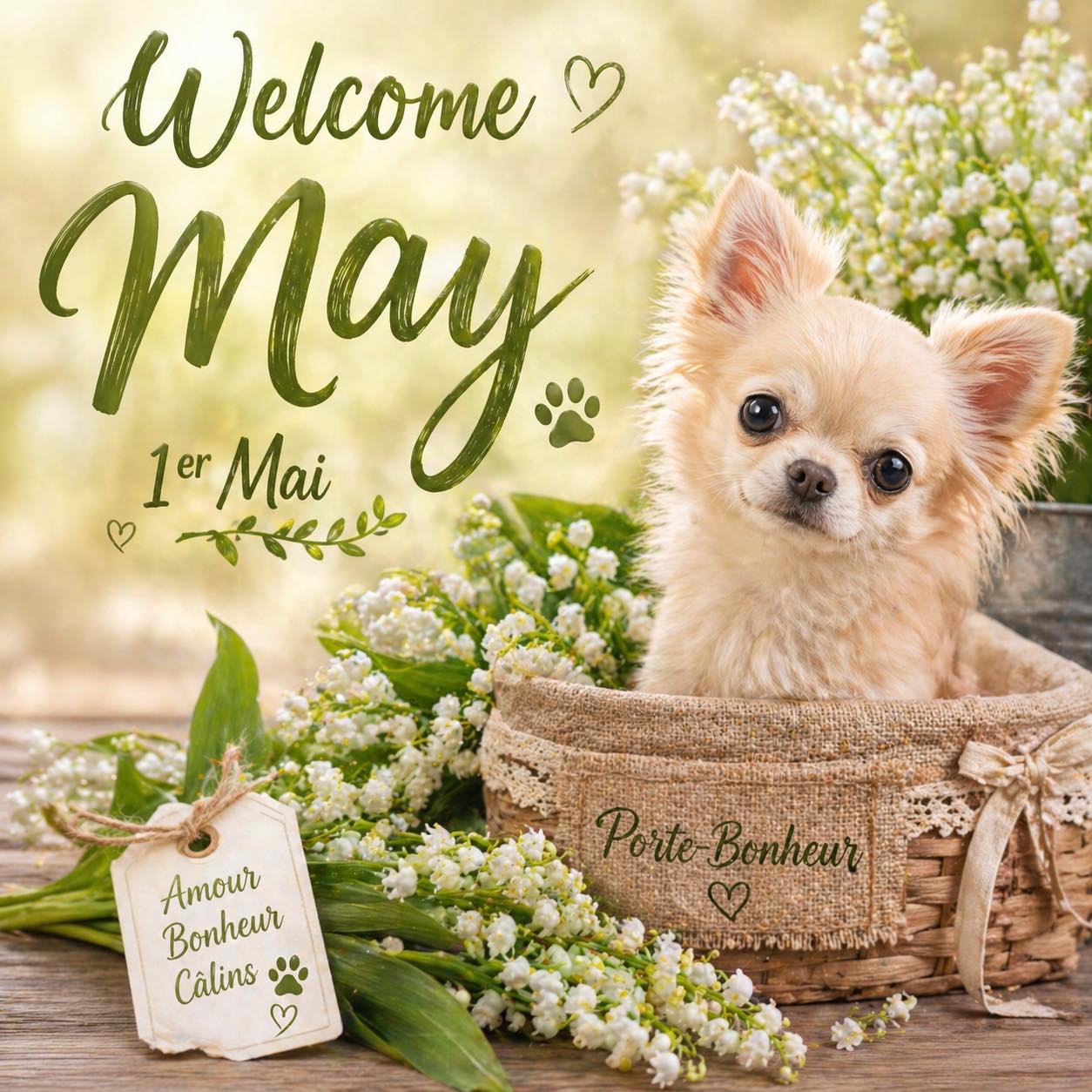 🌿✨ Bienvenue au mois de mai ✨🌿En ce 1er mai, nos petits Chihuahuas vous envoient
un brin de bonheur, beaucoup de douceur
et une pluie de câlins 🐾🤍Que ce nouveau mois vous apporte chance, sérénité
et de très beaux moments à partager avec ceux qui comptent vraiment.Très beau 1er mai à toutes les familles,
à deux pattes comme à quatre pattes 💫Chihuahuas de la Vallée des Cèdres Bleus
🌐 https://elevage-chihuahuas-lof.fr#chihuahua #chihuahualove #dogsofinstagram #chiensdefrance #eleveurcanin