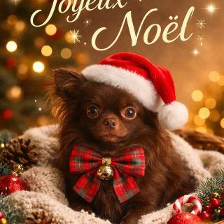 ✨🎄 Joyeux réveillon et très joyeux Noël à toutes les familles 🎄✨En cette période si particulière, nous vous souhaitons
des moments remplis de douceur, de rires et de chaleur,
entourés de ceux que vous aimez… humains comme à quatre pattes 🐾🤍Que vos foyers soient remplis d’amour,
de câlins sous le plaid
et de petits Chihuahuas poil long bien au chaud 💫🐶Merci de faire partie de cette belle aventure à nos côtés.Chihuahuas de la Vallée des Cèdres Bleus#joyeuxnoel #joyeuxreveillon #noel #christmas #noel2025 #fetesdefindannee #spiritdenoel #dogchristmas #chihuahua #chihuahualove #chihuahuasofinstagram #chihuahualife #chihuahuapoillong #instadog #dogstagram #doglover #petlover #petparents #chiens #chiensdefrance #eleveurfrancais #petstagram #cutedog #dogdaily #furryfriend #familydog #smallbreed #dogcommunity