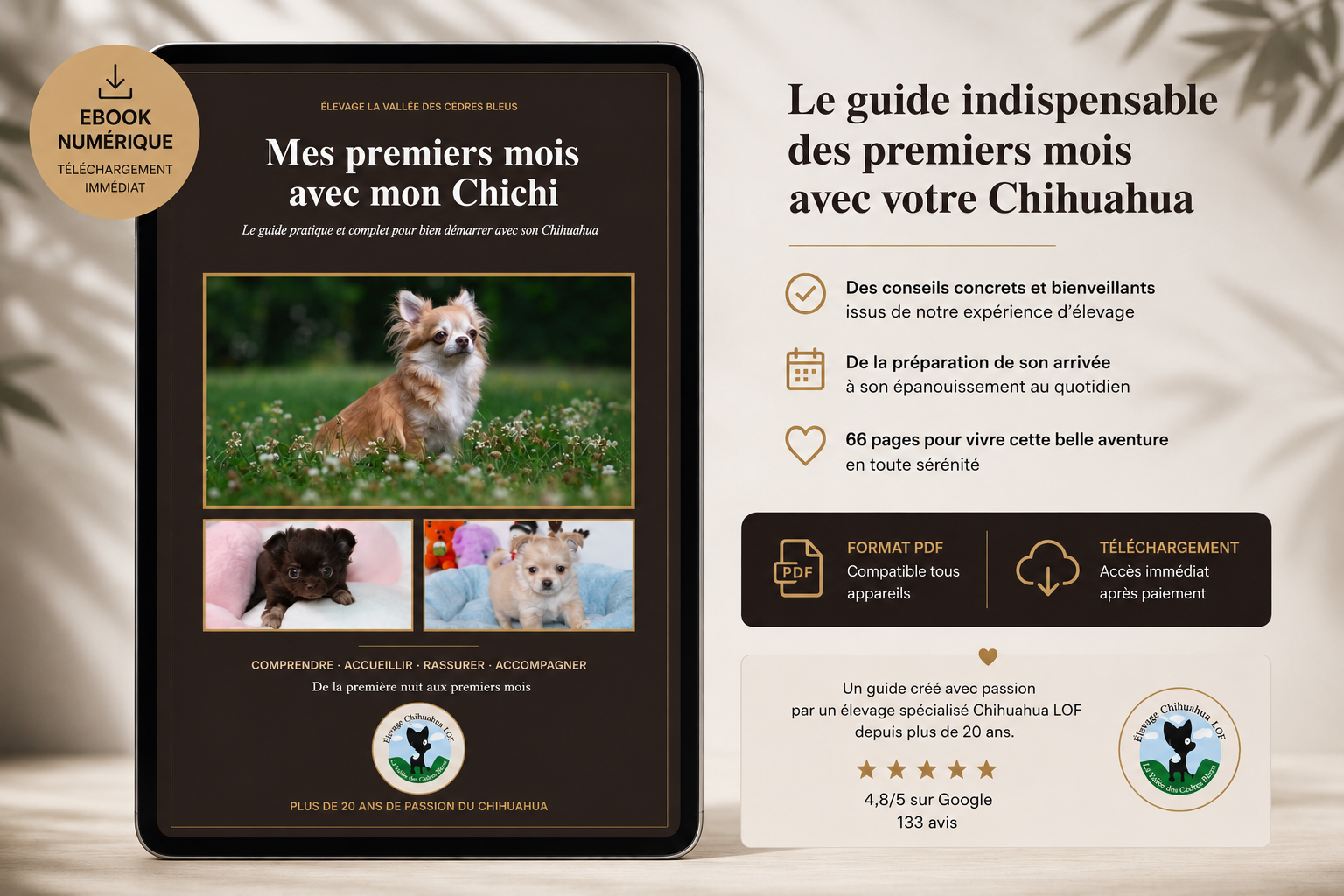 Ebook - les premiers mois avec mon chihuahua